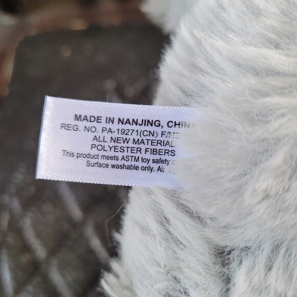 World's Softest Plush Gray Bunny Stuffed Animal Easter Rabbit - Picture 5 of 12